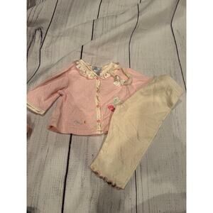 Honey Pot 2 Piece Outfit Size 6 months Buttons